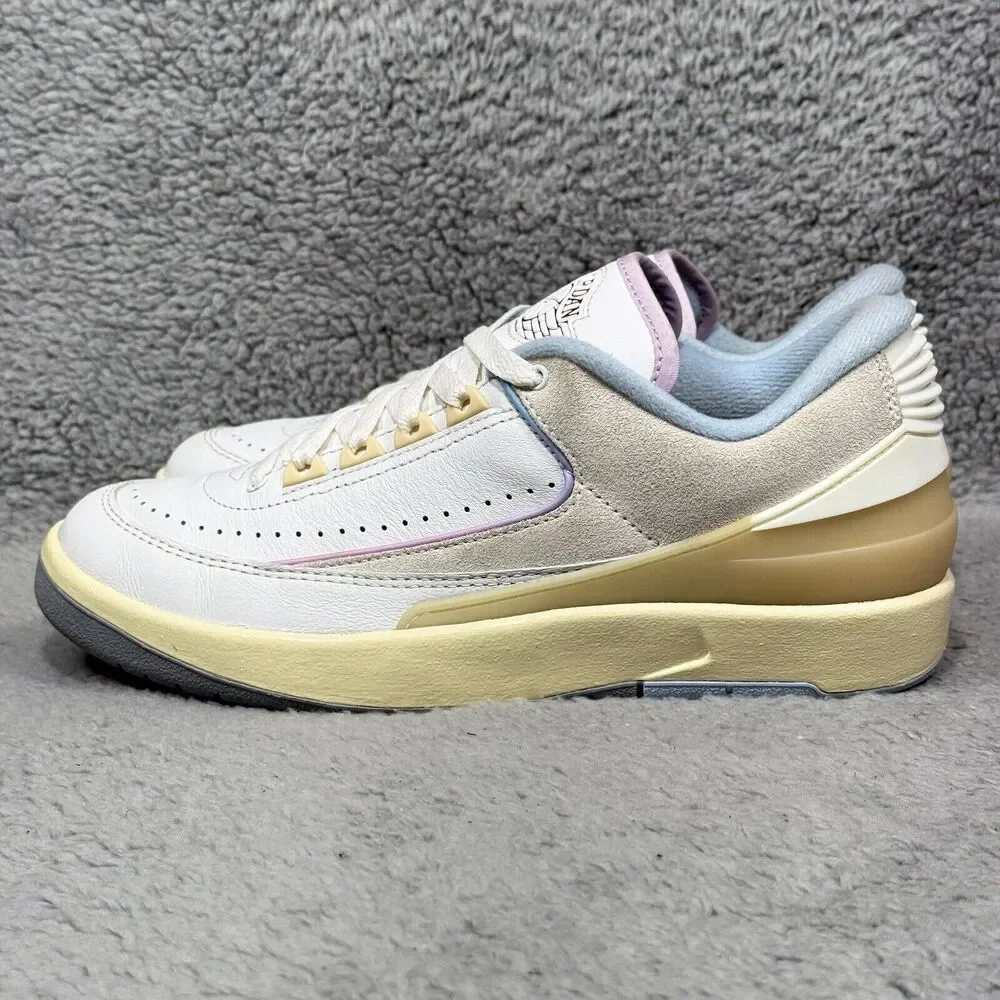 Air Jordan 2 Low Look Up In The Air Low Womens Size 9 Shoes Summit White Blue - Picture 3 of 9